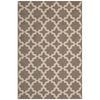 Cerelia Moroccan Trellis Indoor and Outdoor 8x10 Area Rug by Modway| Brown