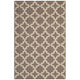 Cerelia Moroccan Trellis Indoor and Outdoor 8x10 Area Rug by Modway| Brown