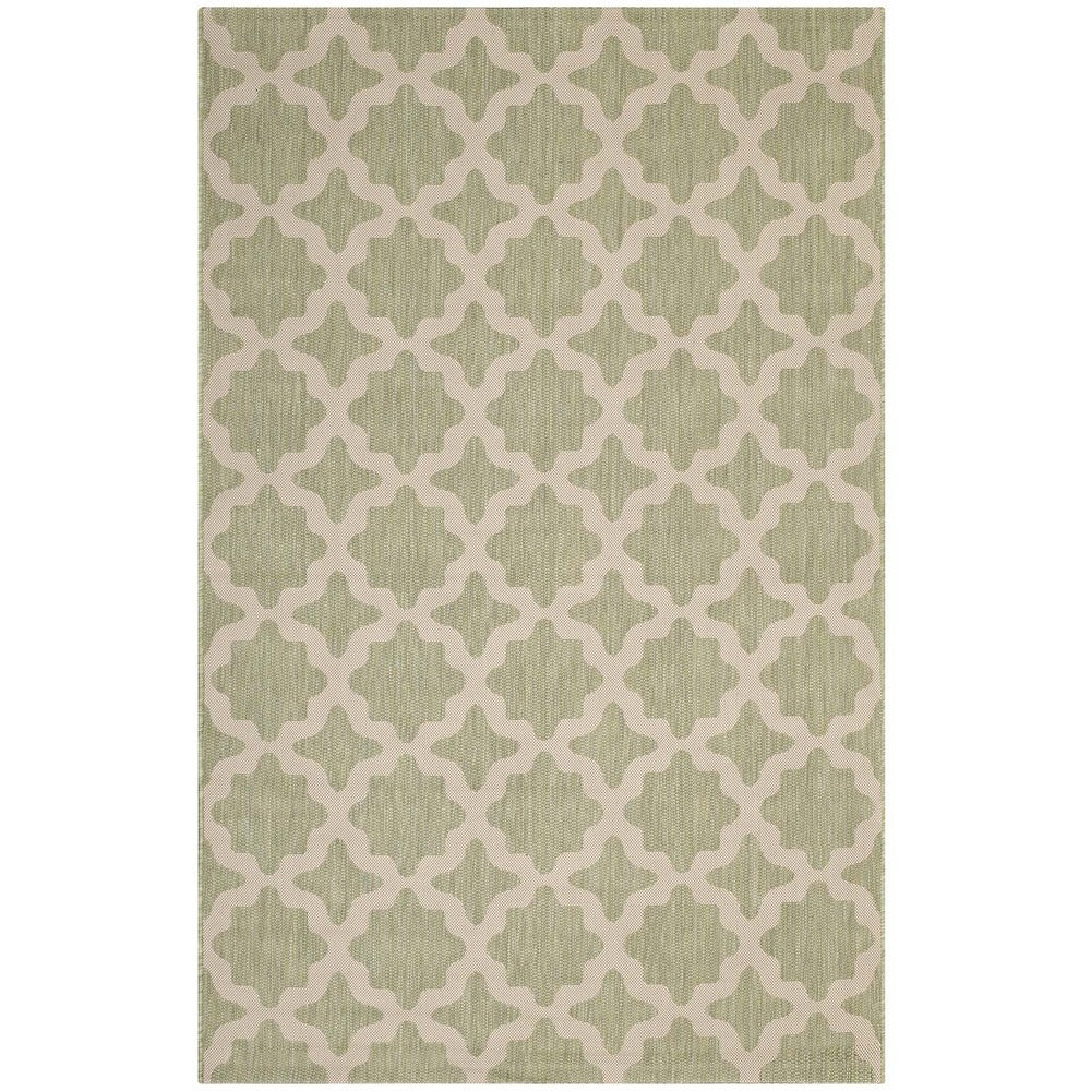 Cerelia Moroccan Trellis Indoor and Outdoor 5x8 Area Rug by Modway| Brown