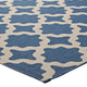 Cerelia Moroccan Trellis Indoor and Outdoor 8x10 Area Rug by Modway| Blue