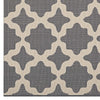 Cerelia Moroccan Trellis Indoor and Outdoor 5x8 Area Rug by Modway| Gray