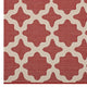 Cerelia Moroccan Trellis Indoor and Outdoor 8x10 Area Rug by Modway| Red