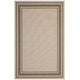 Rim Solid Border Indoor and Outdoor 8x10 Area Rug by Modway| Brown