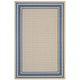 Rim Solid Border Indoor and Outdoor 5x8 Area Rug by Modway| Brown