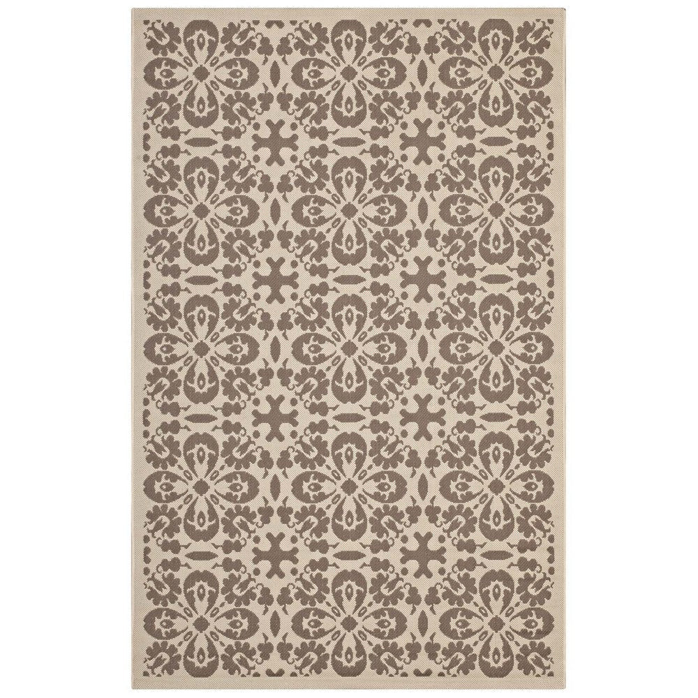 Ariana Vintage Floral Trellis 8x10 Indoor and Outdoor Area Rug - No Shipping Charges