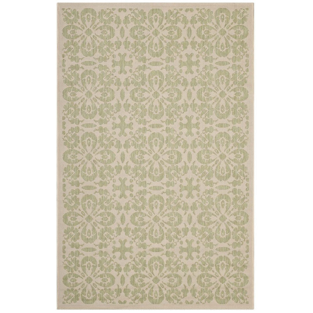 Ariana Vintage Floral Trellis 8x10 Indoor and Outdoor Area Rug - No Shipping Charges