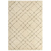 Jubilant Verona Abstract Geometric Shag 5x8 Area Rug by Modway| Brown