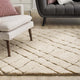 Jubilant Verona Abstract Geometric Shag 5x8 Area Rug by Modway| Brown