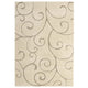 Jubilant Burgeon Scrolling Vine Shag 5x8 Area Rug by Modway| Brown