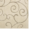 Jubilant Burgeon Scrolling Vine Shag 5x8 Area Rug by Modway| Brown