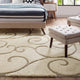 Jubilant Burgeon Scrolling Vine Shag 5x8 Area Rug by Modway| Brown