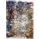 Success Jayla Transitional Distressed Vintage Floral Moroccan Trellis 8x10 Area Rug by Modway| Blue