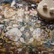 Success Jayla Transitional Distressed Vintage Floral Moroccan Trellis 8x10 Area Rug by Modway| Blue