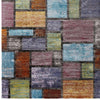 Success Nyssa Abstract Geometric Mosaic 5x8 Area Rug - No Shipping Charges