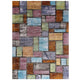 Success Nyssa Abstract Geometric Mosaic 8x10 Area Rug by Modway| Blue