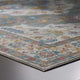 Success Anisah Distressed Floral Vintage Medallion 8x10 Area Rug by Modway| Gray