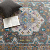 Success Anisah Distressed Floral Vintage Medallion 8x10 Area Rug by Modway| Gray