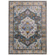 Success Anisah Distressed Floral Vintage Medallion 8x10 Area Rug by Modway| Gray