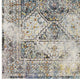 Success Jacinda Distressed Vintage Floral Vintage Medallion 4x6 Area Rug by Modway| Gray