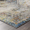 Success Jacinda Distressed Vintage Floral Vintage Medallion 8x10 Area Rug by Modway| Gray