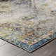 Success Jacinda Distressed Vintage Floral Vintage Medallion 8x10 Area Rug by Modway| Gray