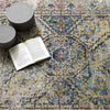 Success Jacinda Distressed Vintage Floral Vintage Medallion 8x10 Area Rug by Modway| Gray