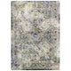 Success Jacinda Distressed Vintage Floral Vintage Medallion 8x10 Area Rug by Modway| Gray