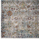 Success Manuka Distressed Vintage Floral Lattice 4x6 Area Rug by Modway| Gray