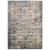 Success Manuka Distressed Vintage Floral Lattice 4x6 Area Rug by Modway| Gray