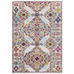 Entourage Khalida Distressed Vintage Floral Lattice 5x8 Area Rug - No Shipping Charges