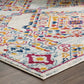 Entourage Khalida Distressed Floral Lattice 8x10 Area Rug - No Shipping Charges