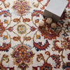 Entourage Azami Distressed Vintage Floral Lattice 5x8 Area Rug - No Shipping Charges