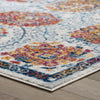 Entourage Kensie Distressed Floral Moroccan Trellis 8x10 Area Rug by Modway| White