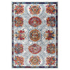 Entourage Kensie Distressed Floral Moroccan Trellis 8x10 Area Rug by Modway| White
