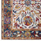 Entourage Samira Distressed Vintage Floral Vintage Medallion 8x10 Area Rug by Modway| Blue
