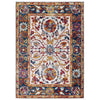 Entourage Samira Distressed Vintage Floral Vintage Medallion 8x10 Area Rug by Modway| Blue