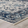 Entourage Samira Distressed Vintage Floral Persian Medallion 5x8 Area Rug - No Shipping Charges