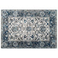 Entourage Samira Distressed Vintage Floral Persian Medallion 5x8 Area Rug - No Shipping Charges