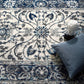 Entourage Samira Distressed Vintage Floral Persian Medallion 5x8 Area Rug - No Shipping Charges