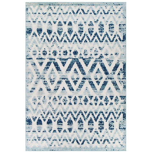 Reflect Tamako Diamond and Chevron Moroccan Trellis 8x10 Indoor / Outdoor Area Rug  - No Shipping Charges