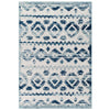 Reflect Takara Abstract Diamond Moroccan Trellis 5x8 Indoor and Outdoor Area Rug by Modway| Blue