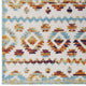 Reflect Takara Abstract Diamond Moroccan Trellis 5x8 Indoor and Outdoor Area Rug by Modway| Blue