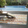 Reflect Takara Abstract Diamond Moroccan Trellis 5x8 Indoor and Outdoor Area Rug by Modway| Blue