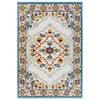 Reflect Ansel Distressed Floral Persian Medallion 8x10 Indoor and Outdoor Area Rug  - No Shipping Charges