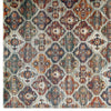 Tribute Azalea Distressed Vintage Floral Lattice 5x8 Area Rug - No Shipping Charges