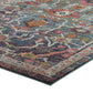 Tribute Every Distressed Vintage Floral 5x8 Area Rug - No Shipping Charges