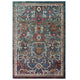 Tribute Every Distressed Vintage Floral 5x8 Area Rug by Modway| Blue