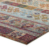 Tribute Nala Distressed Vintage Floral Lattice 5x8 Area Rug by Modway| Gray