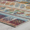 Tribute Nala Distressed Vintage Floral Lattice 5x8 Area Rug by Modway| Gray