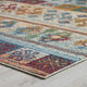 Tribute Nala Distressed Vintage Floral Lattice 5x8 Area Rug by Modway| Gray